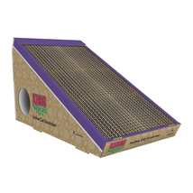 Eco-Friendly Incline Cat Scratcher with Catnip Toy - £14.64 GBP