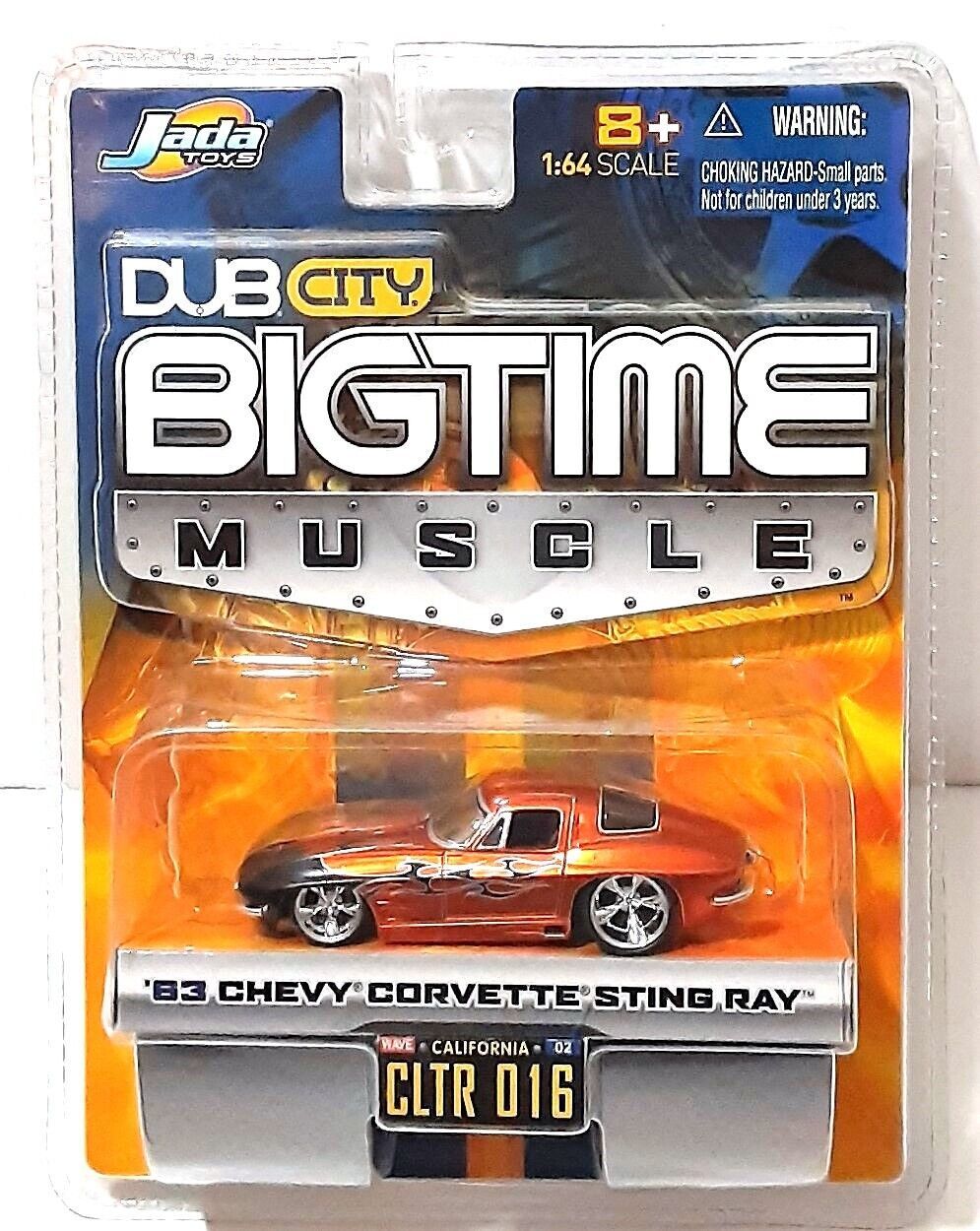 Jada Toys 2005 Dub City Bigtime Muscle '63 Chevy Corvette Sting Ray - $14.25