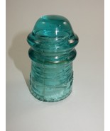 Hemingray No. 9 Light Blue Aqua Glass Insulator ~ Patented May 2 1893 - $39.51 CAD