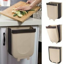 Hanging Trash Cans Waste Bin for Kitchen Cabinet Door Folding Wall Mounted - $238.45 MXN