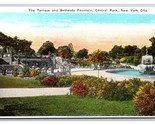 Bethseda Fountain Terraces Central Park New York City NY NYC UNP WB Post... - $2.92