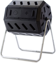 Dual Chamber Tumbling Composter Black NEW - £96.88 GBP