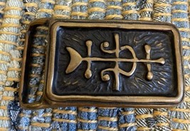 Brass Tech Ether Guild Jesse Mcleod Banshee Piscinean Mcm 70 Vintage Belt Buckle - £173.09 GBP