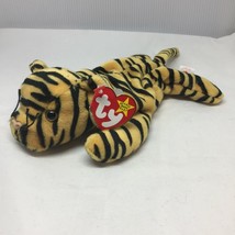 Ty Beanie Baby Original Tiger Plush Stuffed Animal Retired W Tag June 11... - £15.94 GBP