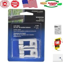 2-Pack 3/8&quot; White Window Spiral Balance Pivot Lock Shoe - Durable Design - $350.07 MXN