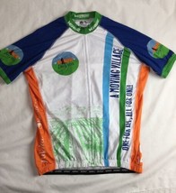 Men&#39;s VERGE Tour DaVita Cycling Sz XXLarge 3/4 Zip Cool Graphics Oregon - $19.77