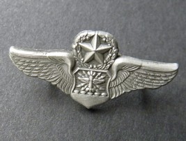 US AIR FORCE NAVIGATOR MASTER OBSERVER USAF WINGS LAPEL PIN BADGE 1.25 I... - $5.64