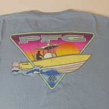 Columbia PFG Men's 2XL Short Sleeve Blue Cotton Fishing Graphic T-Shirt image 7