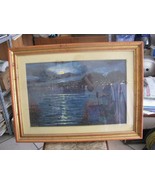 Painting Of Art Italian Years 50/60 Marine. Artist Russo - $4,543.24