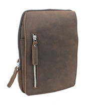 Vagarant Traveler Cowhide Leather Chest Pack Travel Companion LK05.VD - £61.99 GBP