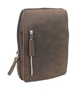 Vagarant Traveler Cowhide Leather Chest Pack Travel Companion LK05.VD - £62.12 GBP