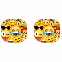 Auto Drive Emojis Yellow Windshield Twist Sunshade 2 Count , 28.5&quot; x 31.5&quot; - £19.57 GBP