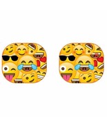 Auto Drive Emojis Yellow Windshield Twist Sunshade 2 Count , 28.5&quot; x 31.5&quot; - £19.69 GBP