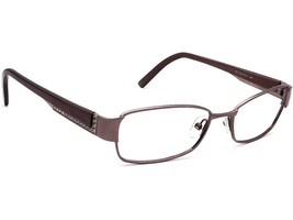 MaxMara Women&#39;s Eyeglasses MM 875/U Brown Rectangular Frame Italy 52[]17 135 - $34.99