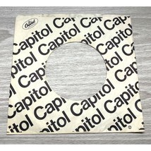 Capitol Records Company Sleeve 45 RPM Vinyl Black and White Diagonal Logo - £6.12 GBP