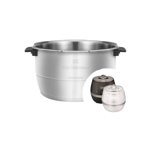CUCKOO All Stainless Wide &amp; Flat Uncoated Rice Cooker Inner Pot (CRI-HAS... - $129.98