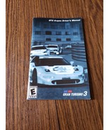 Gran Turismo 3 A-spec Sony PlayStation 2 2002 (Manual ONLY) - £4.65 GBP