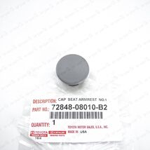 New Genuine Toyota 15-20 Sienna Front Seat Armrest Cover Cap 72848-08010-B2 - $13.87