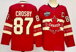 Men's Sidney Crosby #87 Hockey Jersey Canada 2025 4 Nations Face-Off Uniform - $1,458.05 MXN