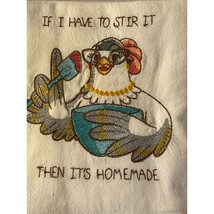 Dishtowel Tea towels Baking Hen Chicken Homemade 100% Cotton 32&quot; x 36&quot; NEW - £7.88 GBP