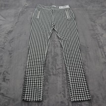 The Childrens Place Pants Youth Girls 12 Black White Casual Skinny Houndstooth - $22.75