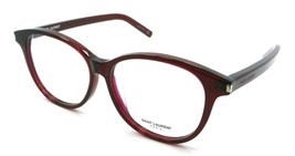 Saint Laurent Eyeglasses Frames SL Classic 9/F 010 53-13-145 Burgundy Asian Fit - $109.37