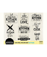 Kitchen SVG Kitchen Quotes SVG Pot Holder SVG Kitchen Split Monogram SVG... - £4.71 GBP