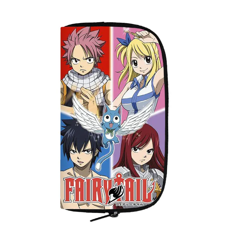  Fairy Tail Wallets Natsu Dragneel Lucy Heartfilia Erza Purses Boys Girls  Coin  - $53.83