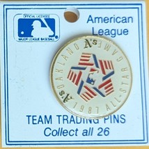 American League Oakland A&#39;s All-Star Games 1981 Team Trading Pin, New - $5.95