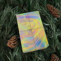 Pastel and Neon Abstract Pattern, Gift Wrap, Wrapping Paper, Eco-Friendly - $14.99