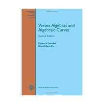 Vertex Algebras And Algebraic Curves: Vol 88 Frenkel, Edward/ Ben-Zvi, David - $140.00