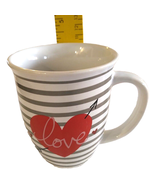 Valentine&#39;s Day Love Coffee Mug Arrow Through The Heart 12 Oz Ceramic Te... - $13.18 CAD