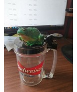 Vintage 1996 Budweiser Beer - &quot;Talking Frog on Lid&quot;  Plastic Mug / Stein... - €6,83 EUR