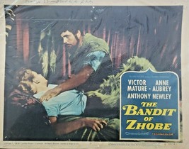 1958 The Bandit of Zhobe Original Lobby Victor Mature Columbia Pictures - £15.97 GBP