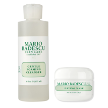 New Mario Badescu Skin Care Drying Mask 2oz &amp; Gentle Foaming Cleanser 6oz Set - £20.28 GBP