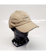 LL Bean LED Lighted Pathfinder Tan Strapback Baseball Cap Hat Light Up  - $278.27 MXN