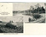 Along the Coast at Castline Maine Central Railroad Postcard Portland Mai... - $17.82