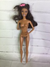 Mattel Barbie African American Doll Poseable Articulated Legs Nude Loose 2009 - £11.06 GBP