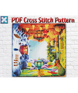 Nature 4 Seasons Summer Winter Counted PDF Cross Stitch Pattern Needlewo... - $3.50