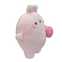 Molang Heart Love Plush Stuffed Animal Plush Doll Korean Toy 25cm 9.8inch (Pink) image 3