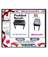 ✅ PADDED➕? BENCH Backless STOOL Contemporary CHAIR Comfort SEAT ?BUY NOW‼️? - €86,18 EUR