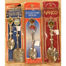 Collectors Souvenir State Spoons Idaho Baltimore Cape May Point NJ New S... - $14.80
