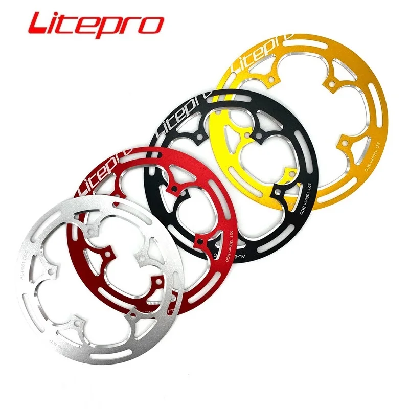 Litepro Folding Bike 130BCD Chainring Covering 54T 52T Chainwheel Protective Cov - $123.17