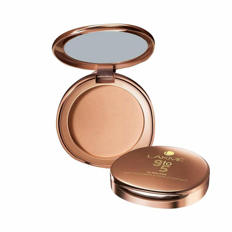 Lakme 9 to 5 Flawless Matte Complexion Compact, Melon, 8g