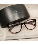 Armani Exchange Tortoise Brown Eyeglasses FRAMES w/Case- AX3044 8037 53-... - $965.39 MXN
