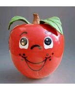 Vintage 1972 Fisher Price Happy Apple Roly Poly Chime Musical Toy  - $454.01 MXN