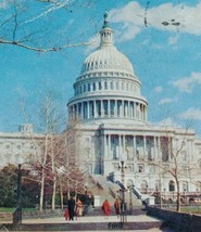 1953 United States Capitol Washington DC Vintage Postcard White House - £13.54 GBP