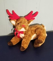 TY Beanie Buddies Collection Roxie Reindeer  12" Soft Plush Deer 2004 - £4.67 GBP