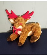 TY Beanie Buddies Collection Roxie Reindeer  12&quot; Soft Plush Deer 2004 - £4.66 GBP