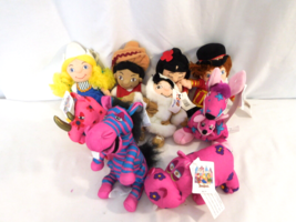 Disney Bean Bag Plush Lot Of 9 “It’s A Small World” Characters NWT - £57.43 GBP